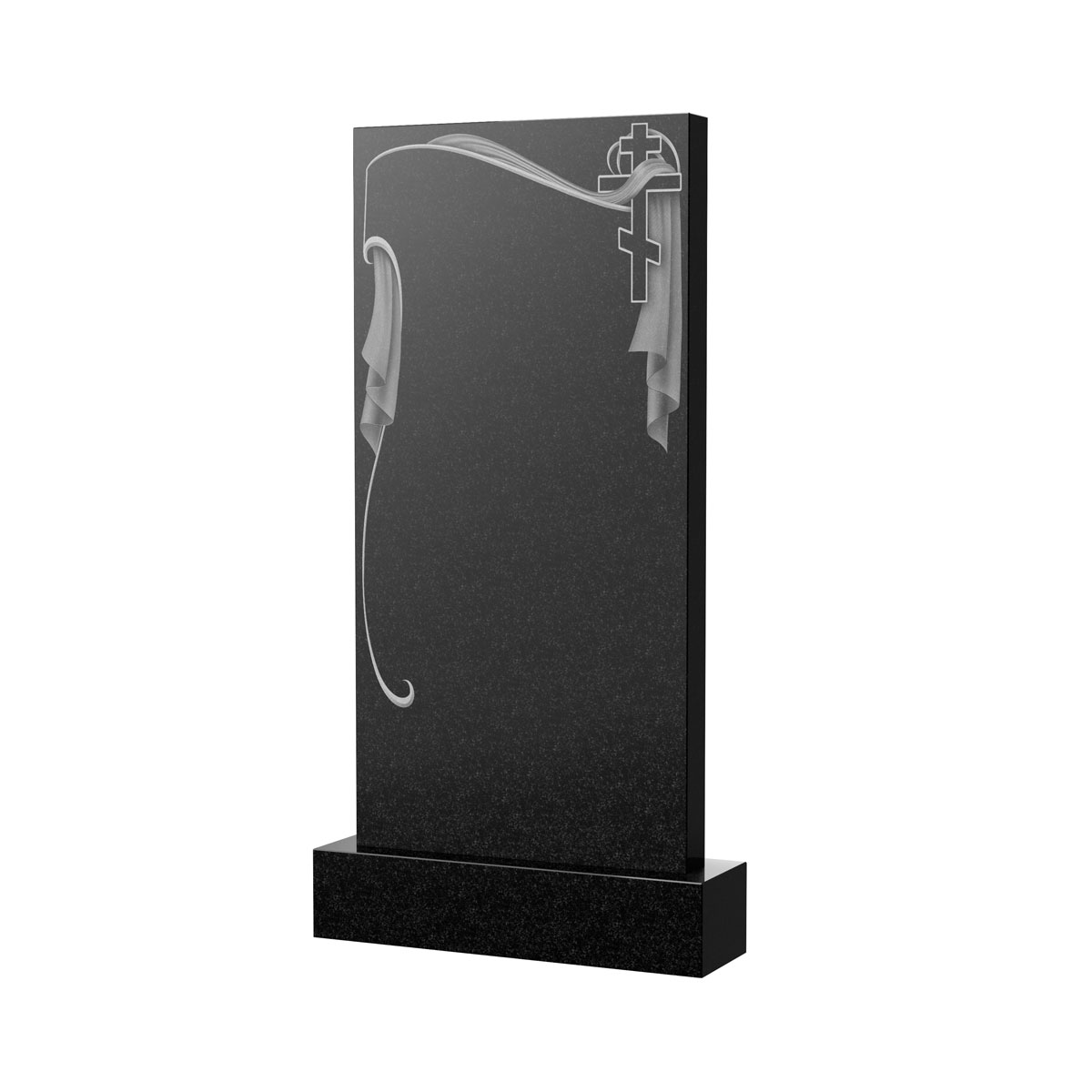 Гравировка на памятник в Дзержинске | Художественное оформление на гранитную стелу, рисунок ВХО-051