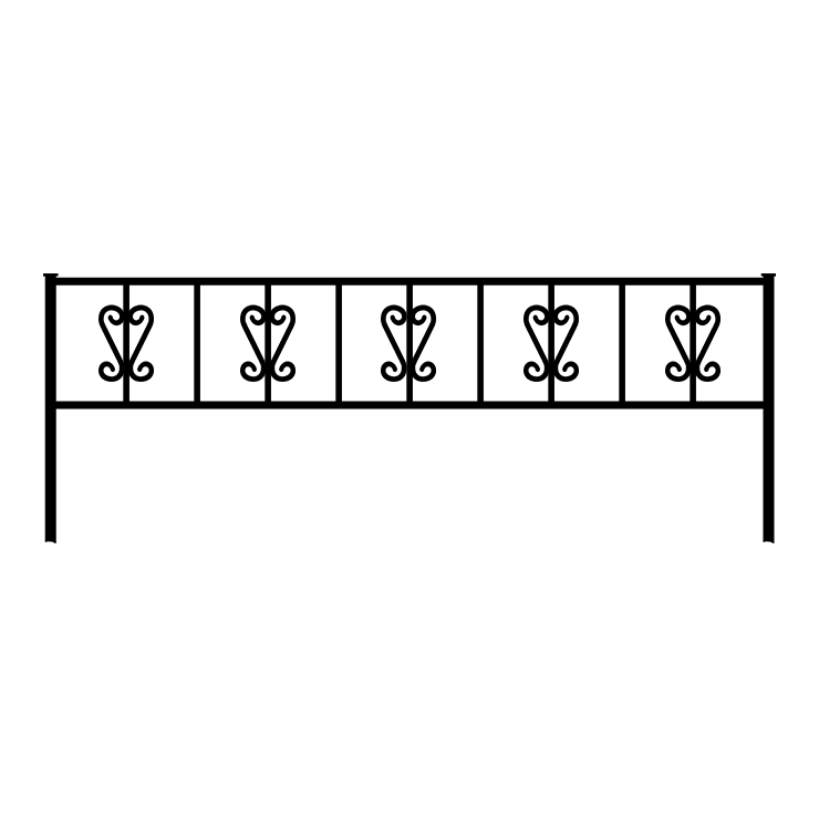 Металлические оградки, столы, скамейки в Дзержинске | Оградка №8