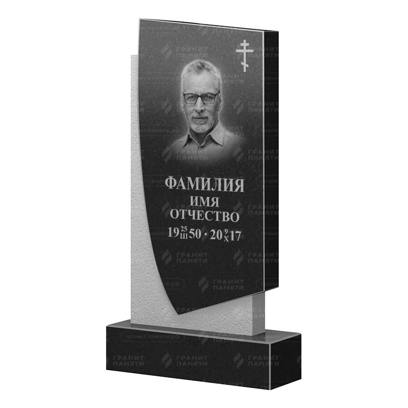 Памятники из гранита вертикальные в Дзержинске | Гранитный памятник ФГ-075
