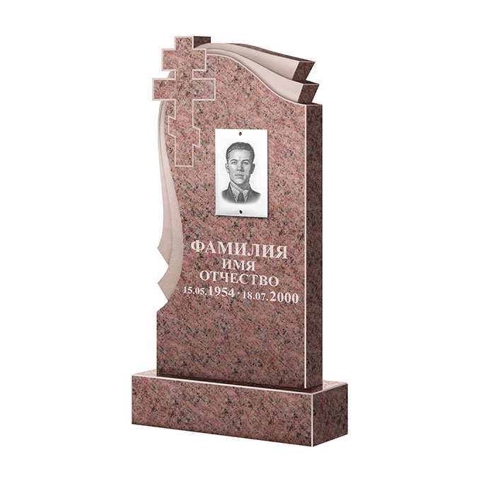 Гранитные памятники в Дзержинске | Памятник из гранита Розалия Pink ФГЦ-081