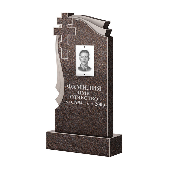 Гранитные памятники в Дзержинске | Памятник из гранита Карел Brown ФГЦ-081