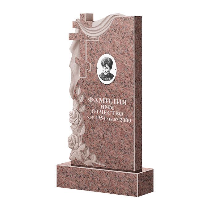 Гранитные памятники в Дзержинске | Памятник из гранита Розалия Pink ФГЦ-189