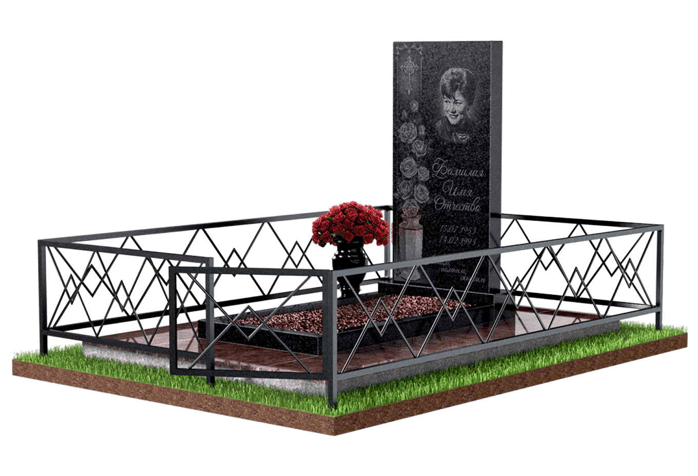 Благоустройство захоронения в Дзержинске