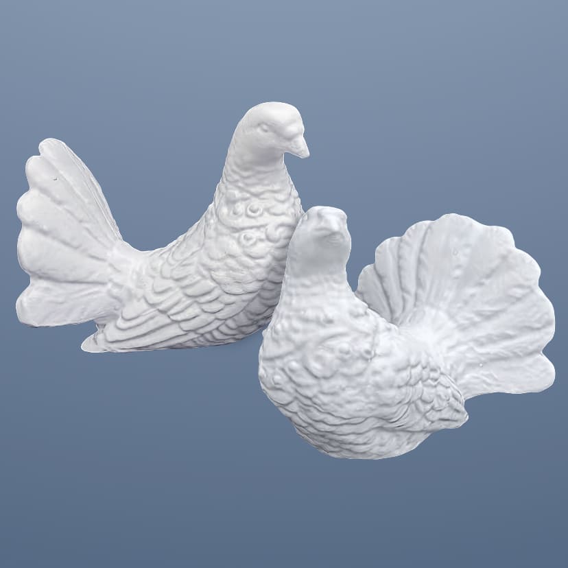 Скульптуры из искусственного мрамора в Дзержинске | Голубь пара