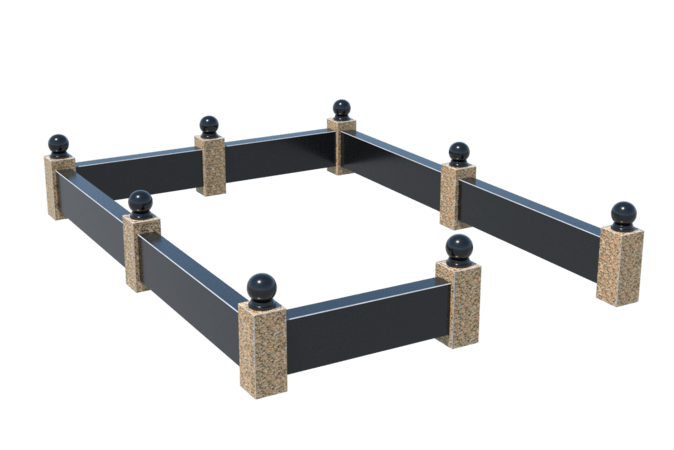 Цоколи на могилу в Дзержинске | Цоколь на могилу №0036