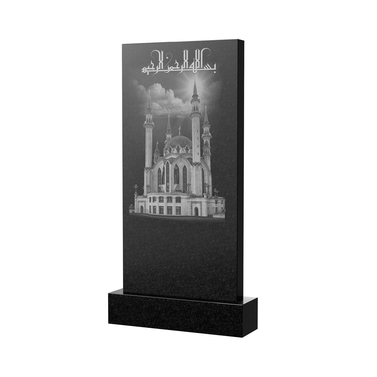 Гравировка на памятник в Дзержинске | Художественное оформление на гранитную стелу, рисунок ВХО-047