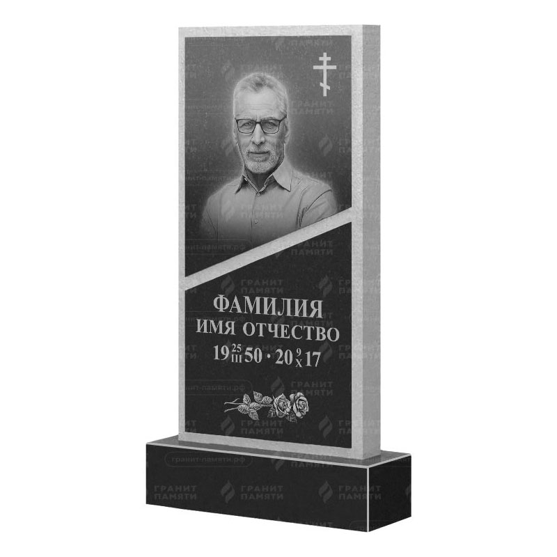 Памятники из гранита вертикальные в Дзержинске | Гранитный памятник ФГ-164
