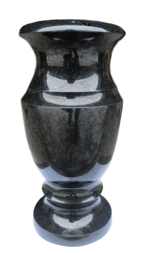 Вазы из камня в Дзержинске | Ваза гранитная «Габбро 30»