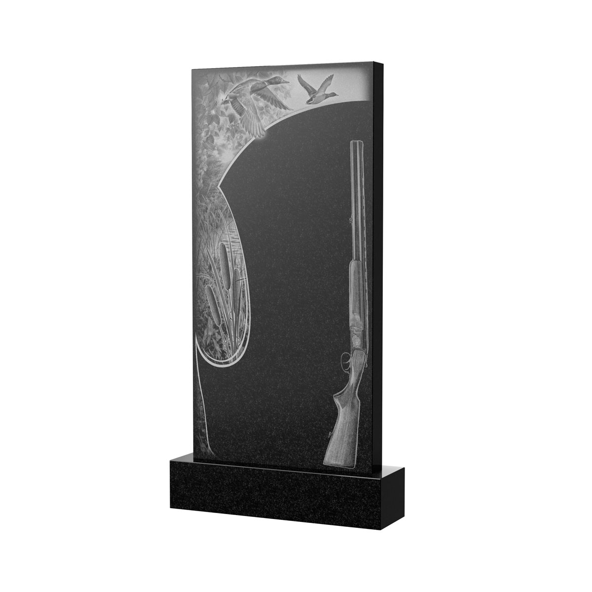 Гравировка на памятник в Дзержинске | Художественное оформление на гранитную стелу, рисунок ВХО-052