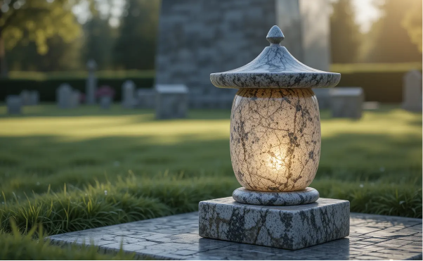 Забота о памяти: гранитная лампада сохраняет память о близких