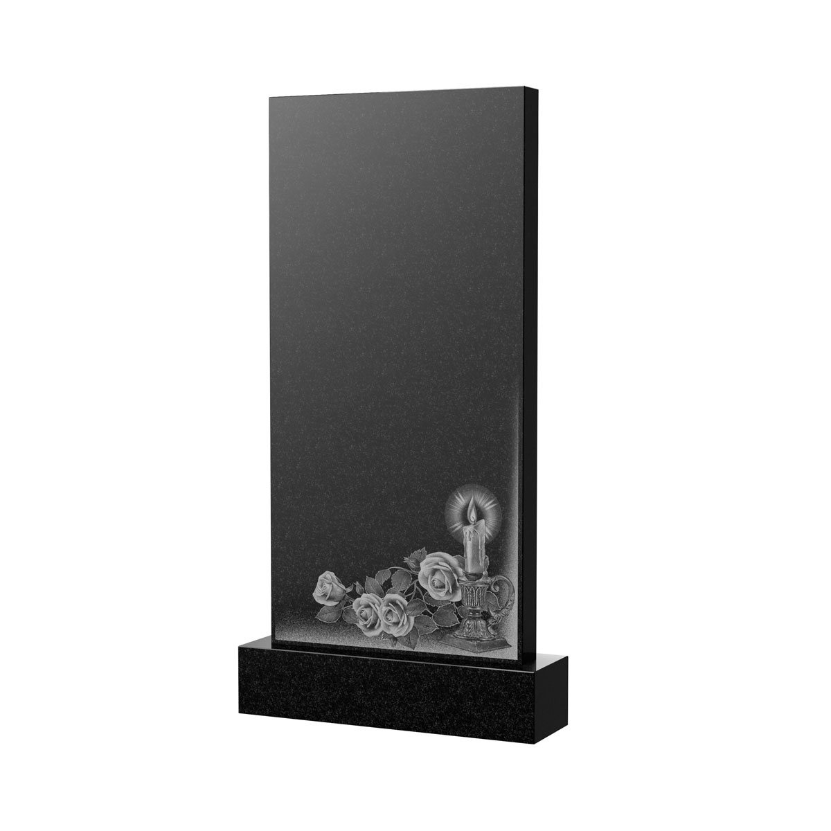 Гравировка на памятник в Дзержинске | Художественное оформление на гранитную стелу, рисунок ВХО-050