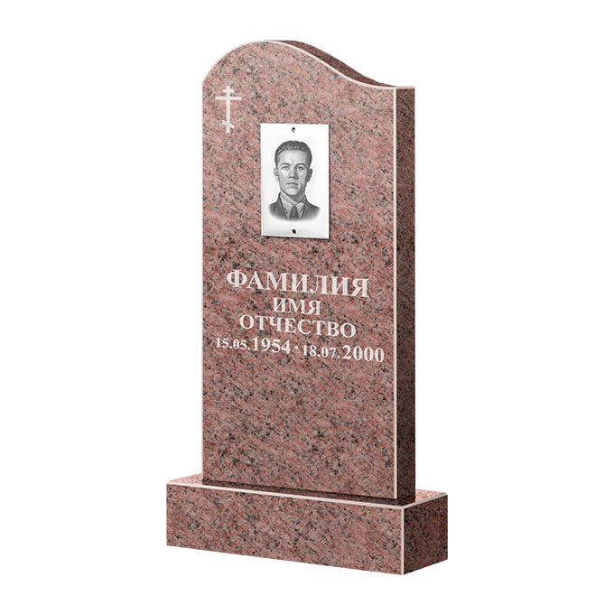 Памятники из цветного гранита в Дзержинске | Памятник из гранита Розалия Pink ФГЦ-030