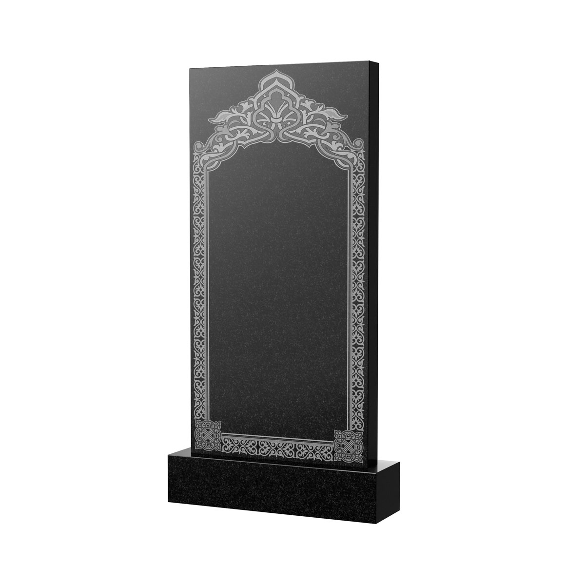 Гравировка на памятник в Дзержинске | Художественное оформление на гранитную стелу, рисунок ВХО-044