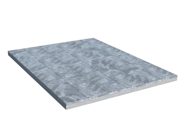 Площадки на могилу в Дзержинске | Площадка с мраморной облицовкой