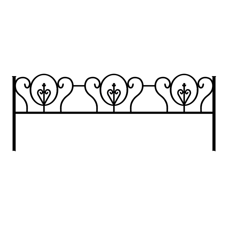 Металлические оградки, столы, скамейки в Дзержинске | Оградка №3