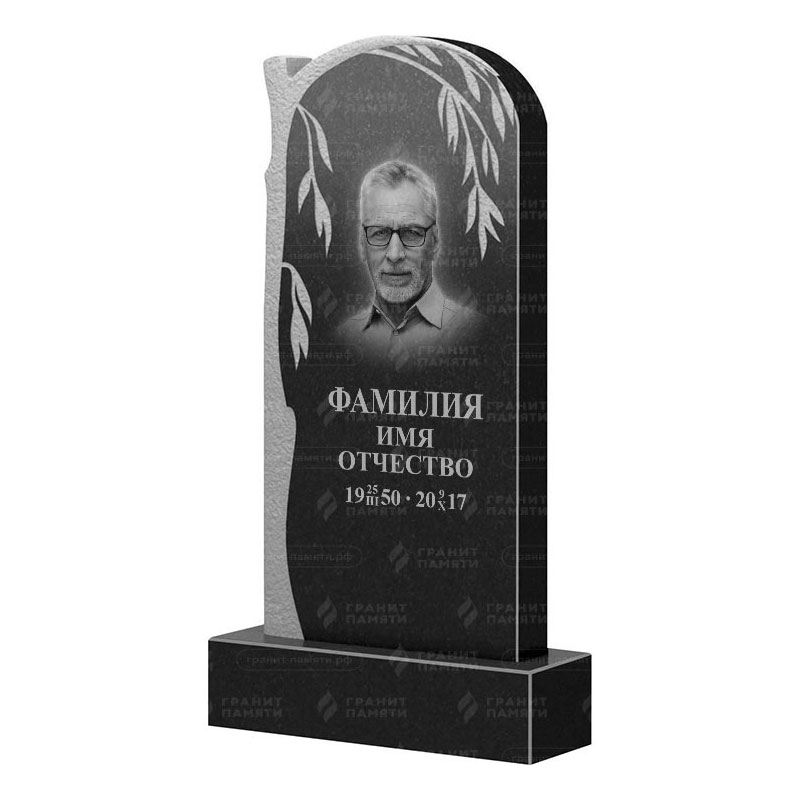 Памятники из гранита с деревом в Дзержинске | Гранитный памятник ФГ-090