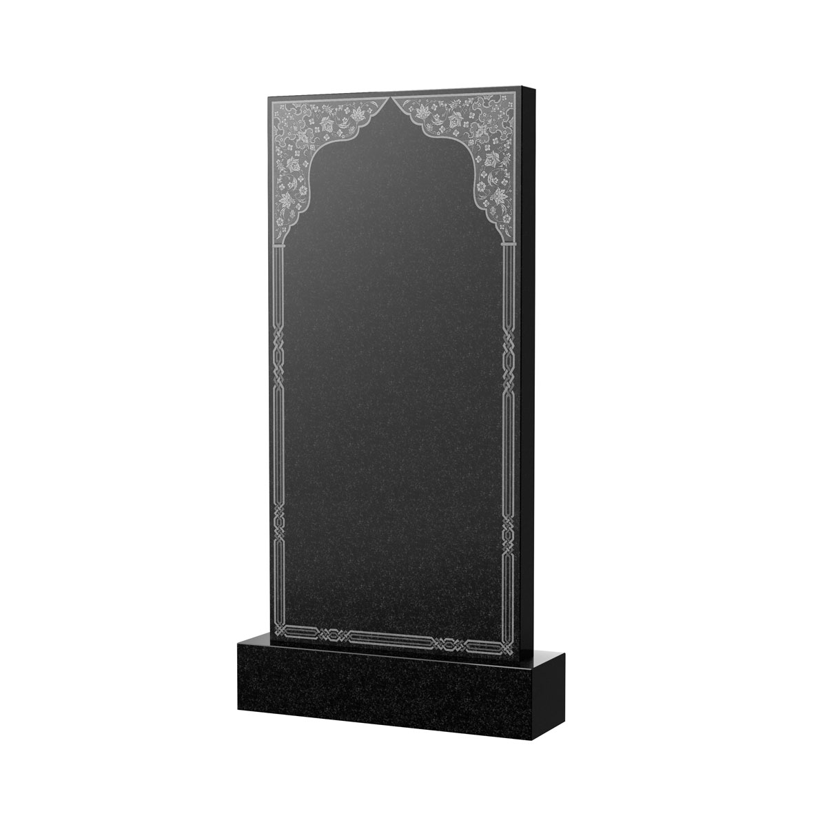 Гравировка на памятник в Дзержинске | Художественное оформление на гранитную стелу, рисунок ВХО-042