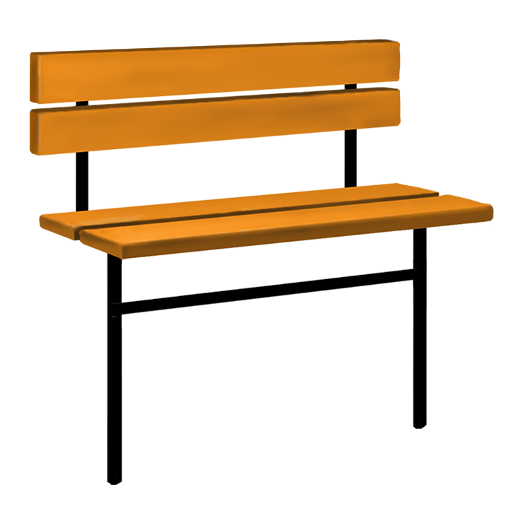 Металлические оградки, столы, скамейки в Дзержинске | Скамейка №3 со спинкой