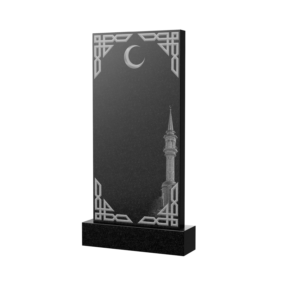 Гравировка на памятник в Дзержинске | Художественное оформление на гранитную стелу, рисунок ВХО-040