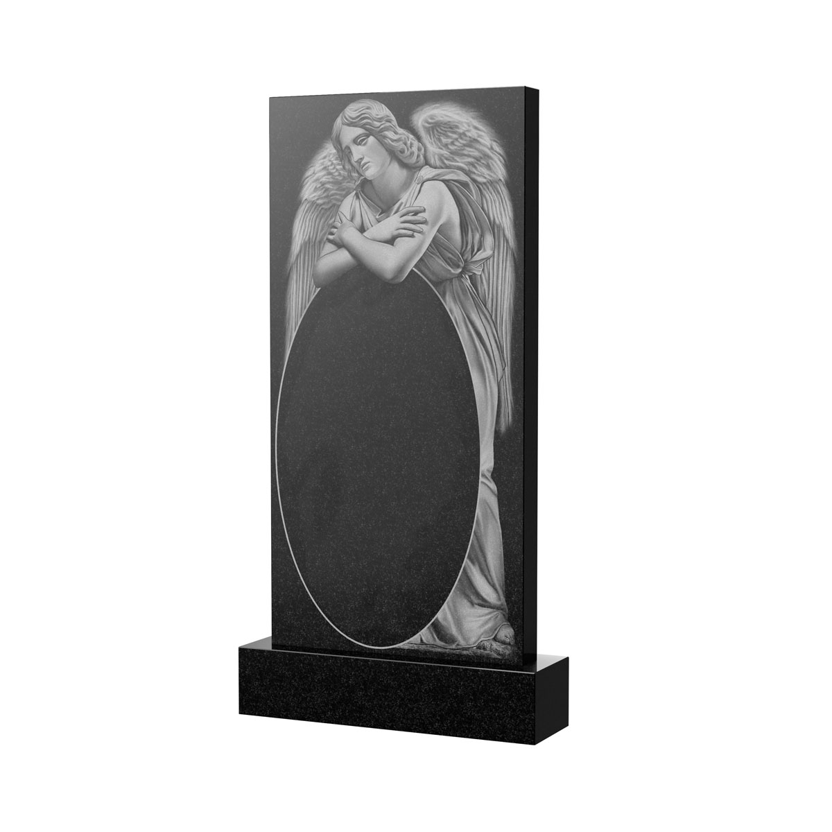 Гравировка на памятник в Дзержинске | Художественное оформление на гранитную стелу, рисунок ВХО-016