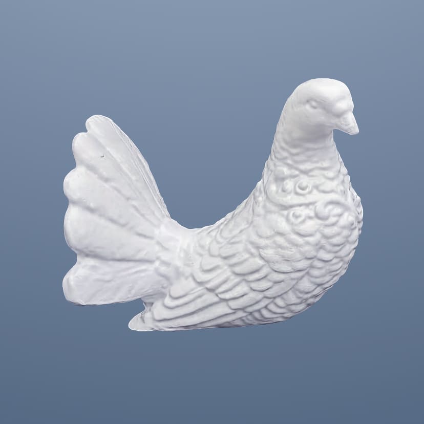 Скульптуры из искусственного мрамора в Дзержинске | Голубь право