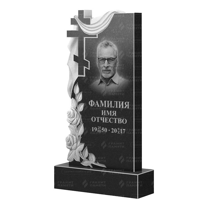 Памятники из гранита вертикальные в Дзержинске | Гранитный памятник ФГ-189