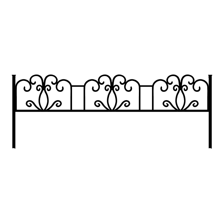 Металлические оградки, столы, скамейки в Дзержинске | Оградка №4