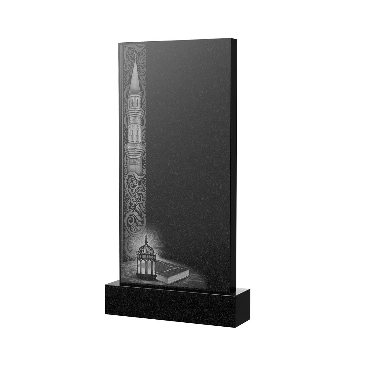 Гравировка на памятник в Дзержинске | Художественное оформление на гранитную стелу, рисунок ВХО-038