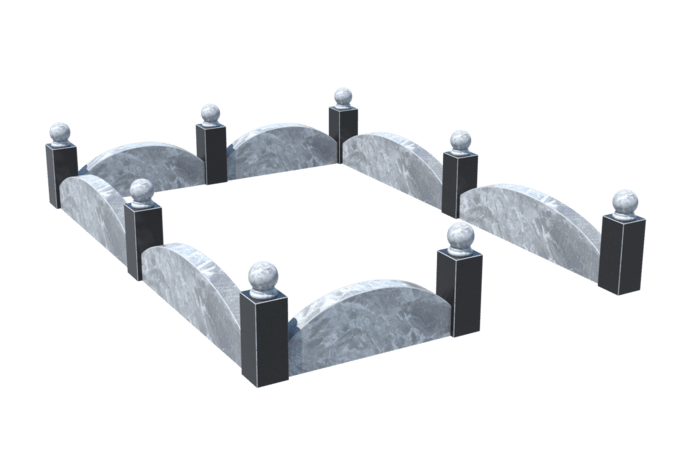 Цоколи на могилу в Дзержинске | Цоколь на могилу №0003