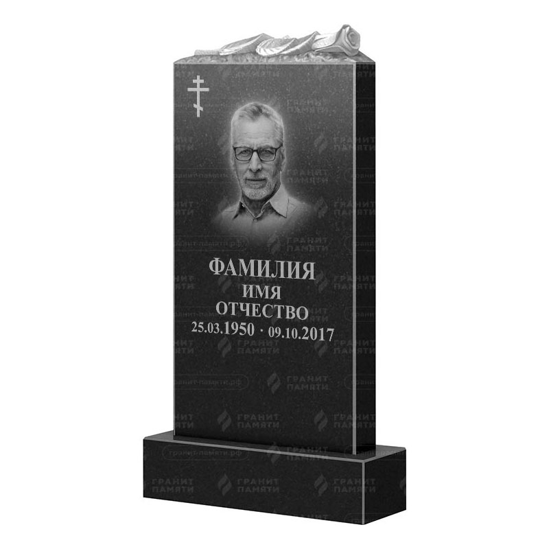 Памятники из гранита с цветами в Дзержинске | Гранитный памятник ФГ-105