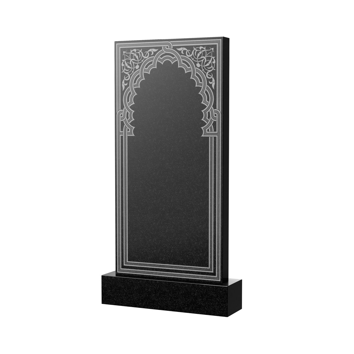 Гравировка на памятник в Дзержинске | Художественное оформление на гранитную стелу, рисунок ВХО-045